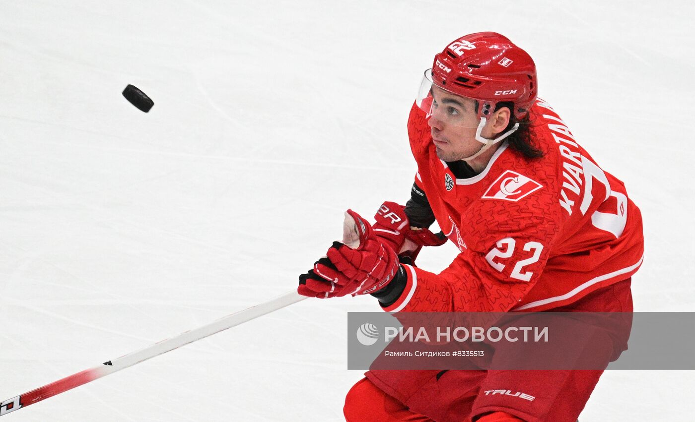 Хоккей. КХЛ. Матч "Спартак" - "Динамо" (Москва)