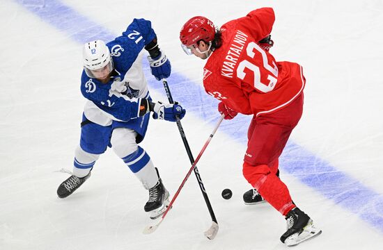 Хоккей. КХЛ. Матч "Спартак" - "Динамо" (Москва)