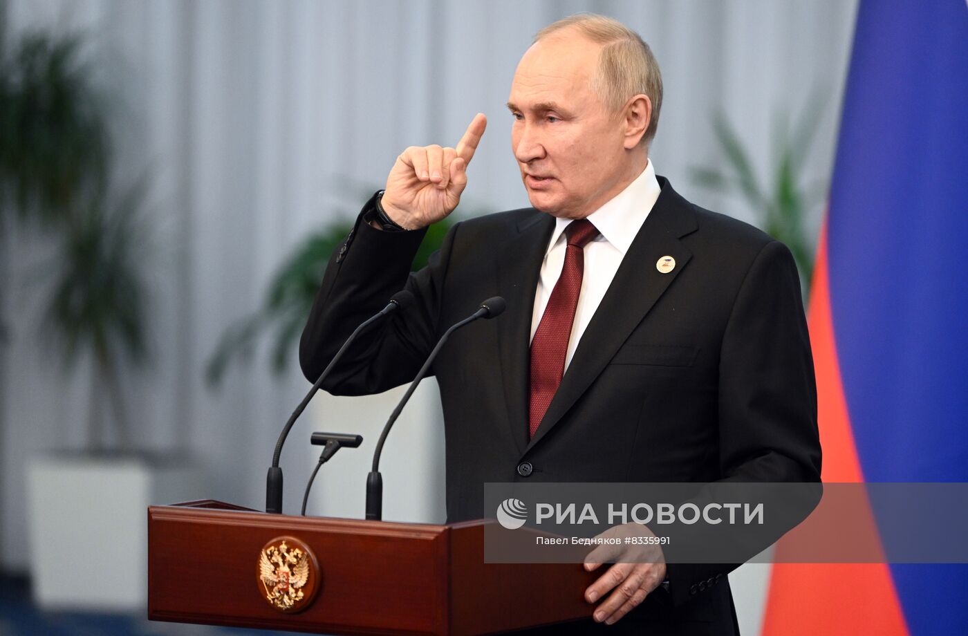 Президент РФ В. Путин принял участие в работе саммита ЕАЭС в Бишкеке