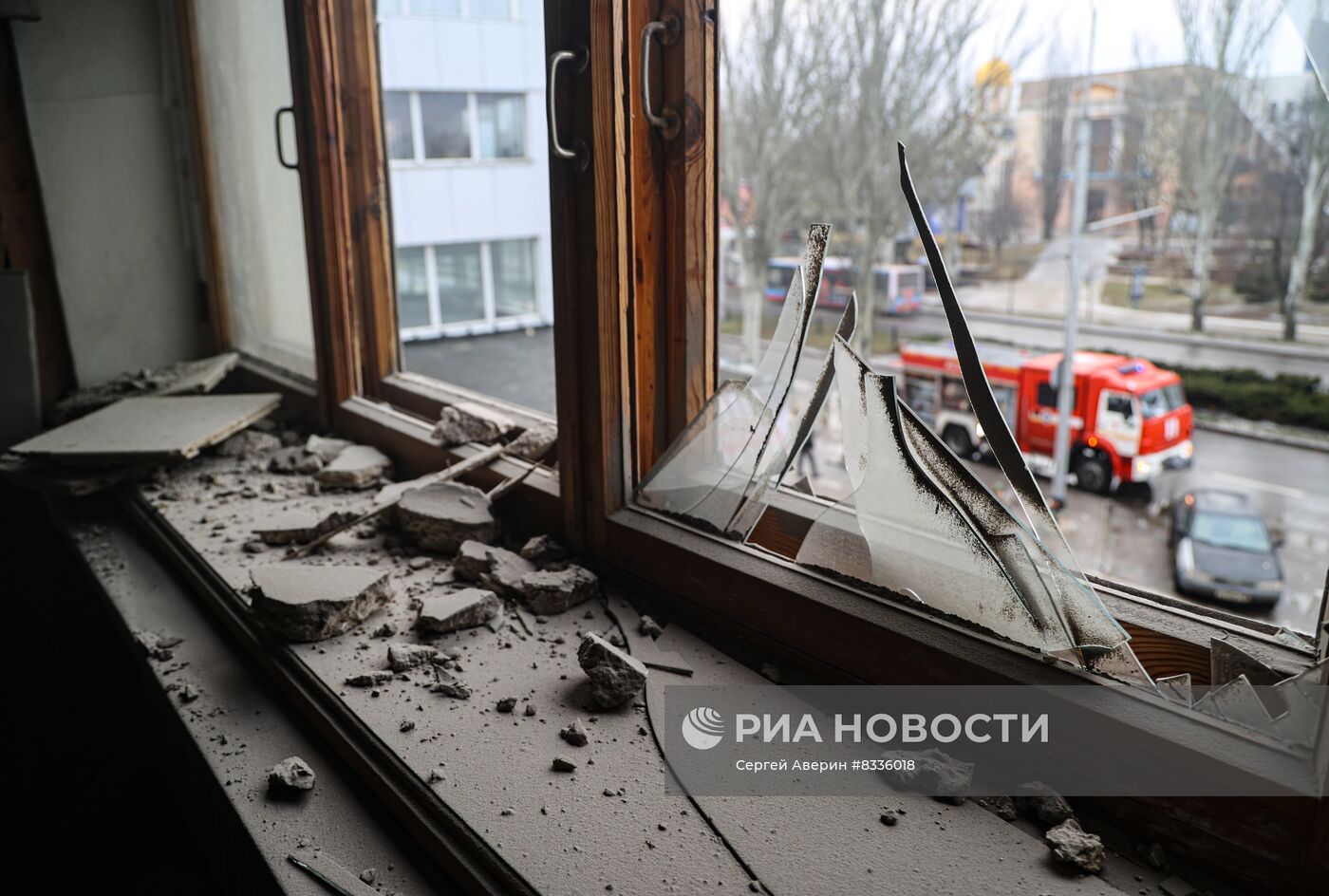 ВСУ обстреляли центр Донецка