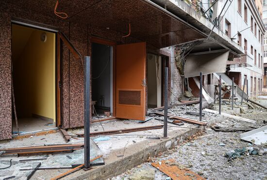 ВСУ обстреляли центр Донецка