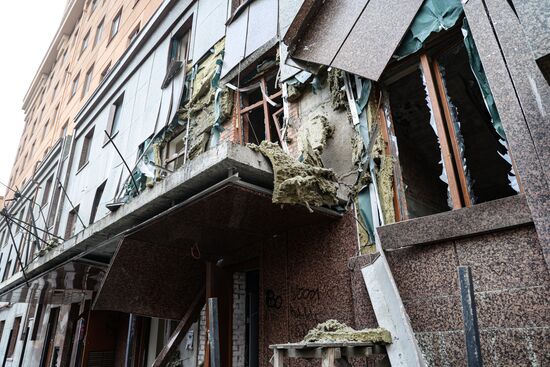 ВСУ обстреляли центр Донецка