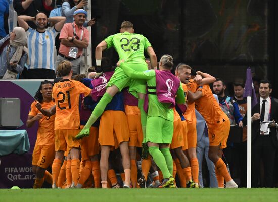 Футбол. ЧМ-2022. Матч Нидерланды - Аргентина