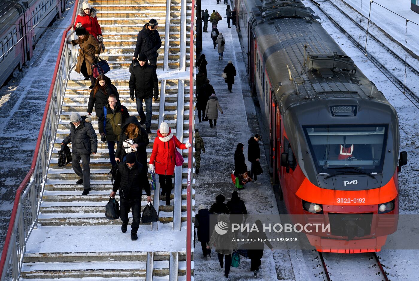 Зима в Новосибирской области