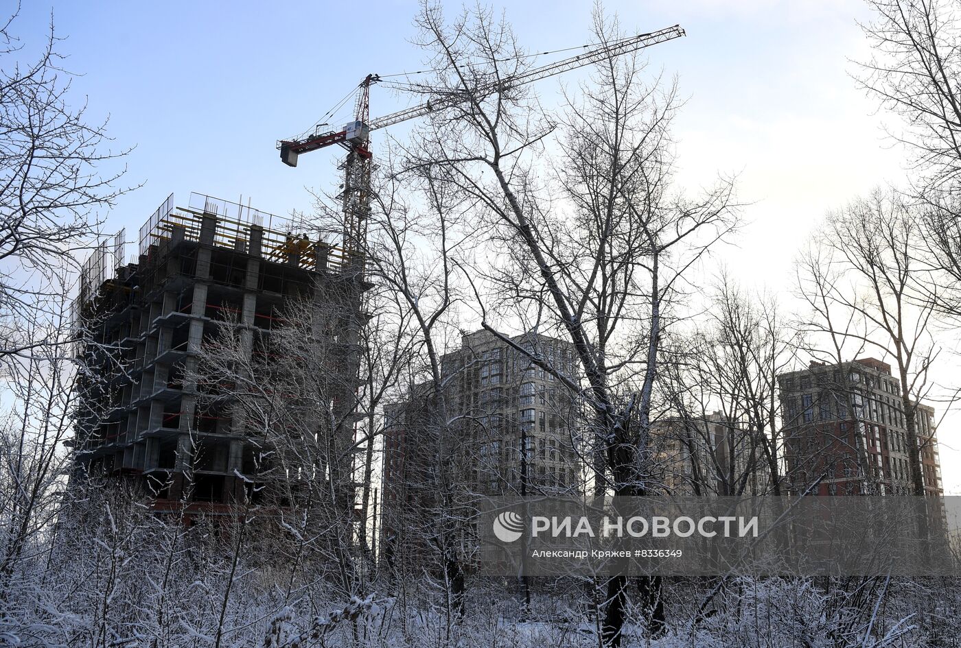 Зима в Новосибирской области