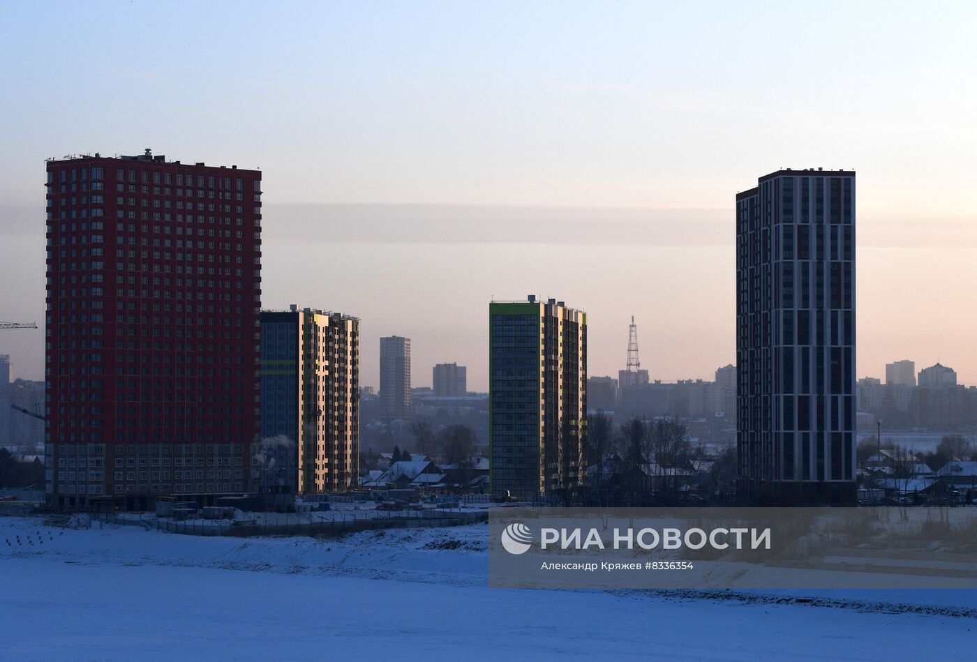 Зима в Новосибирской области