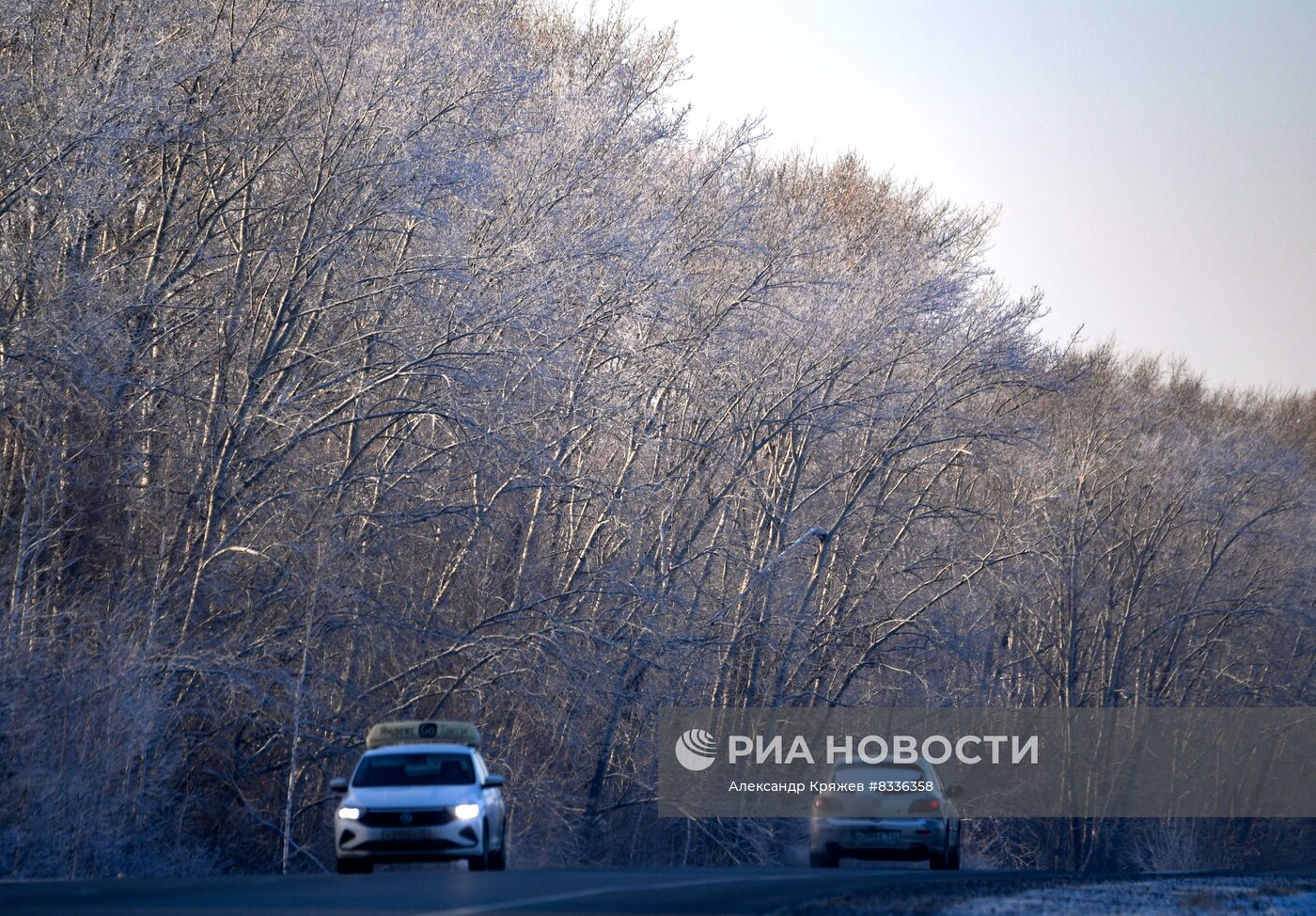 Зима в Новосибирской области