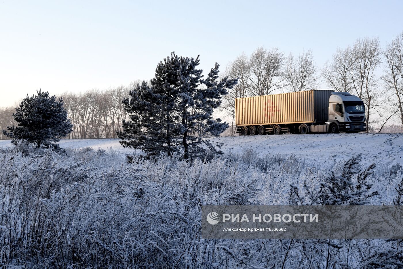 Зима в Новосибирской области