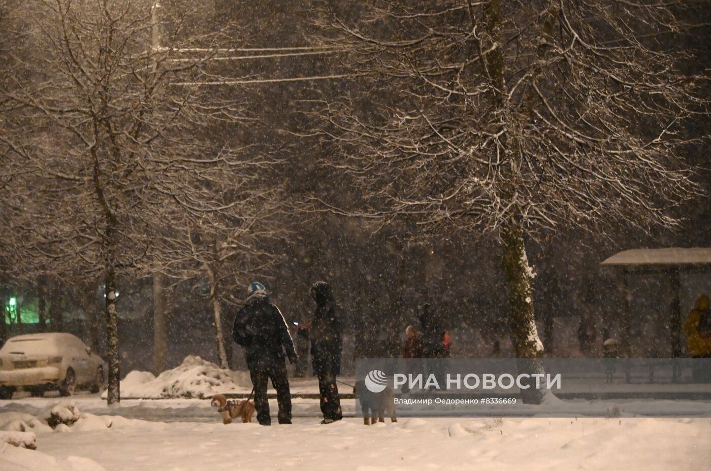 Снег в Москве