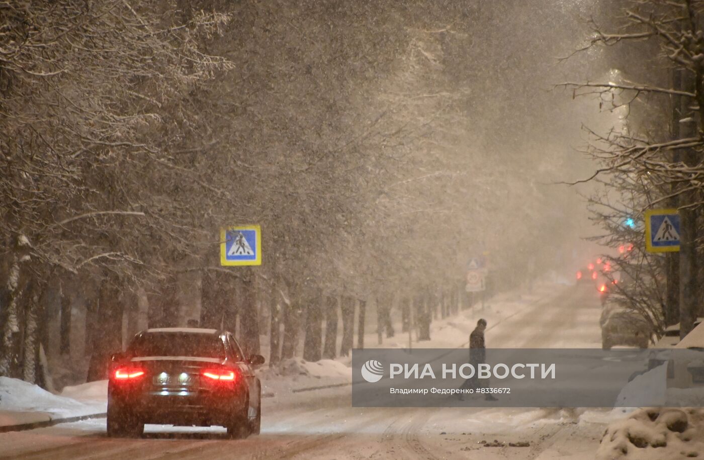 Снег в Москве