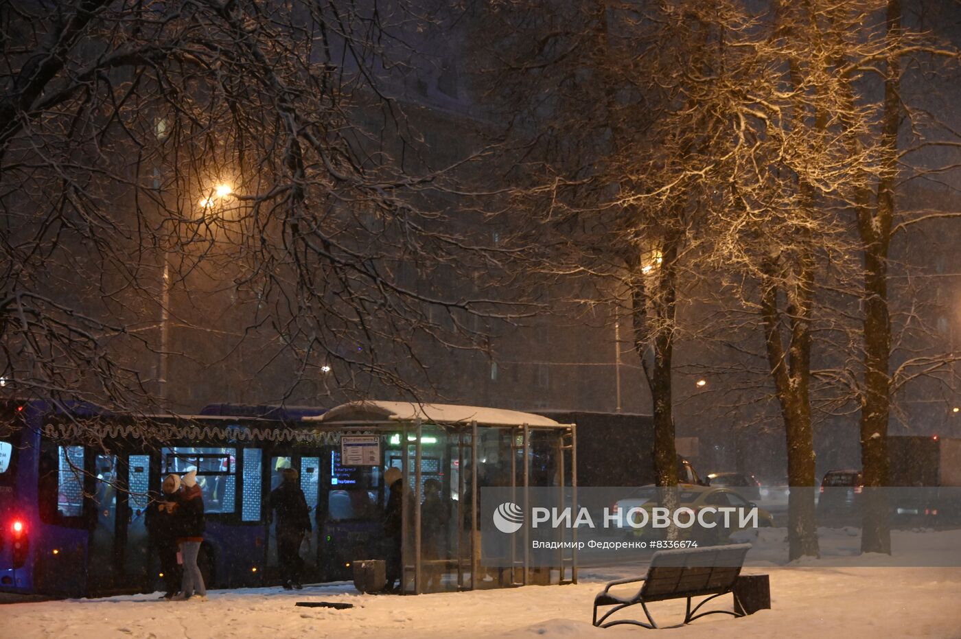 Снег в Москве