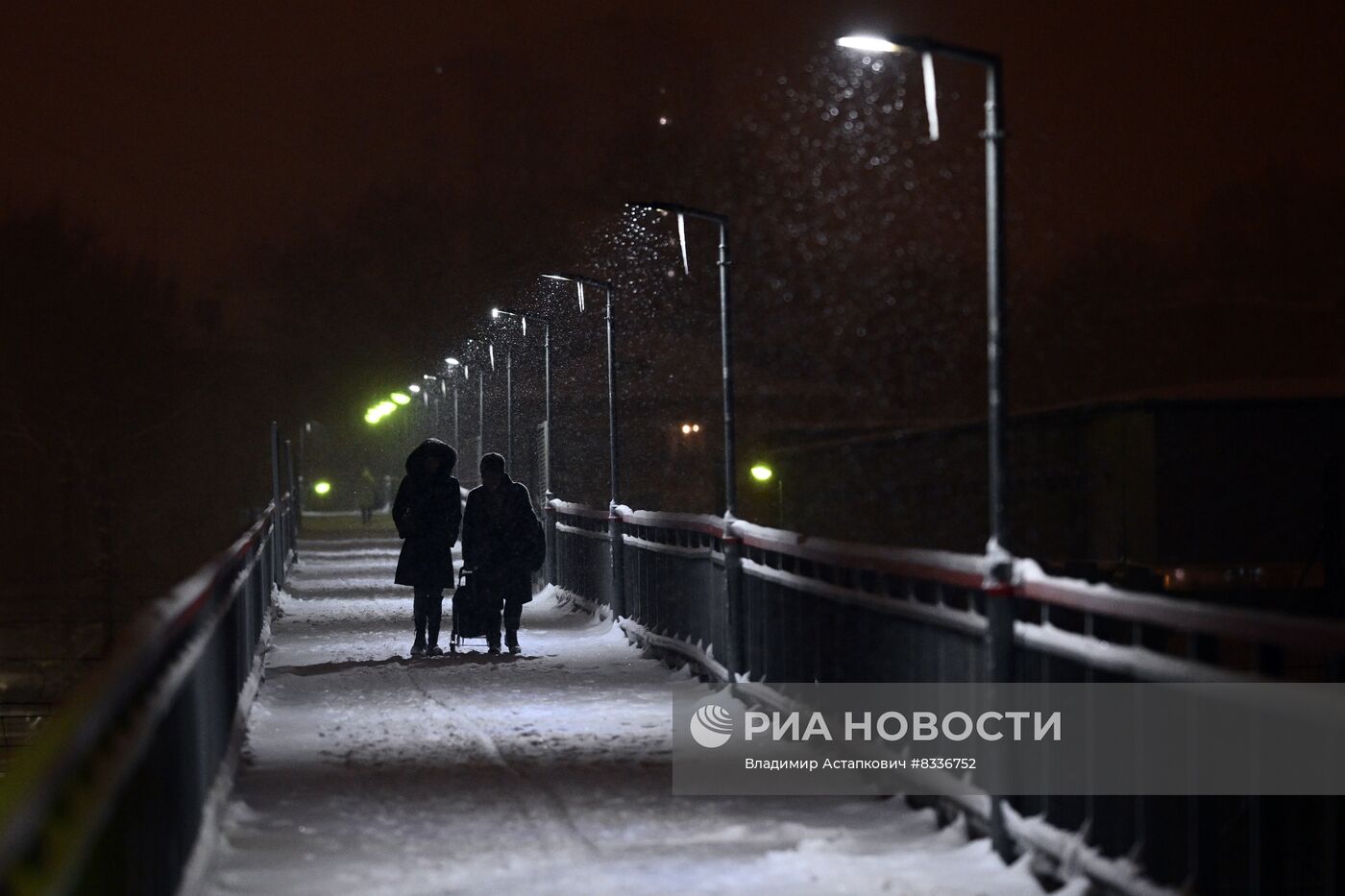 Снег в Москве