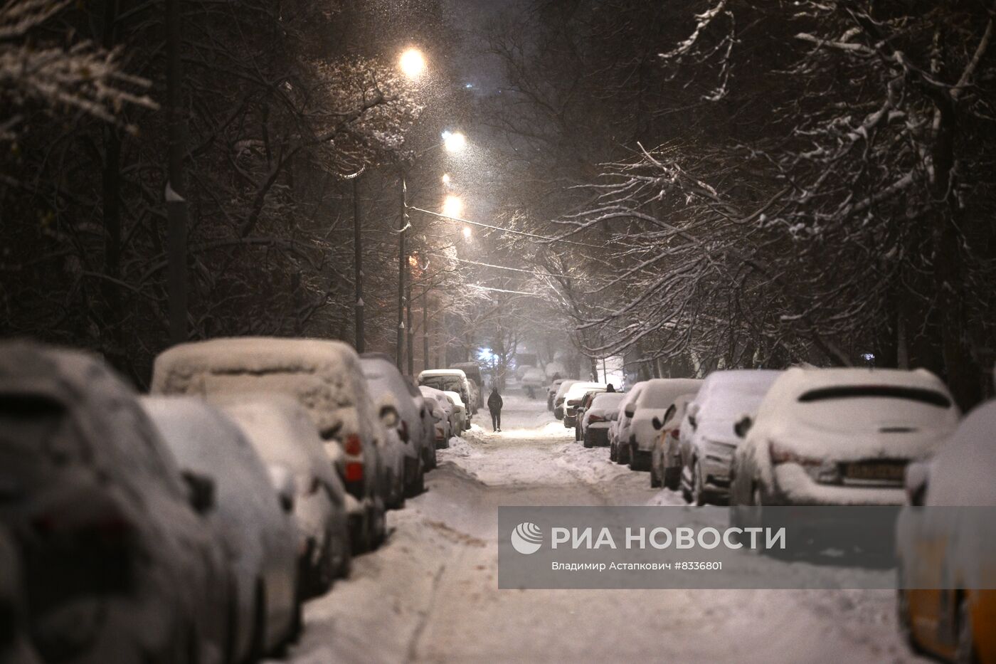 Снег в Москве