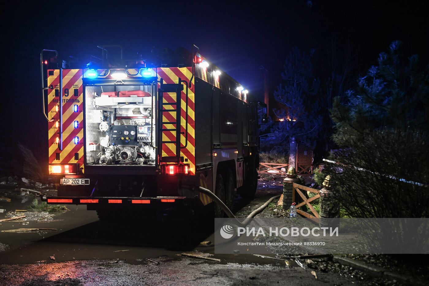 База отдыха в Мелитополе после обстрела