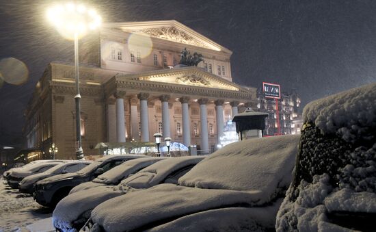 Снег в Москве