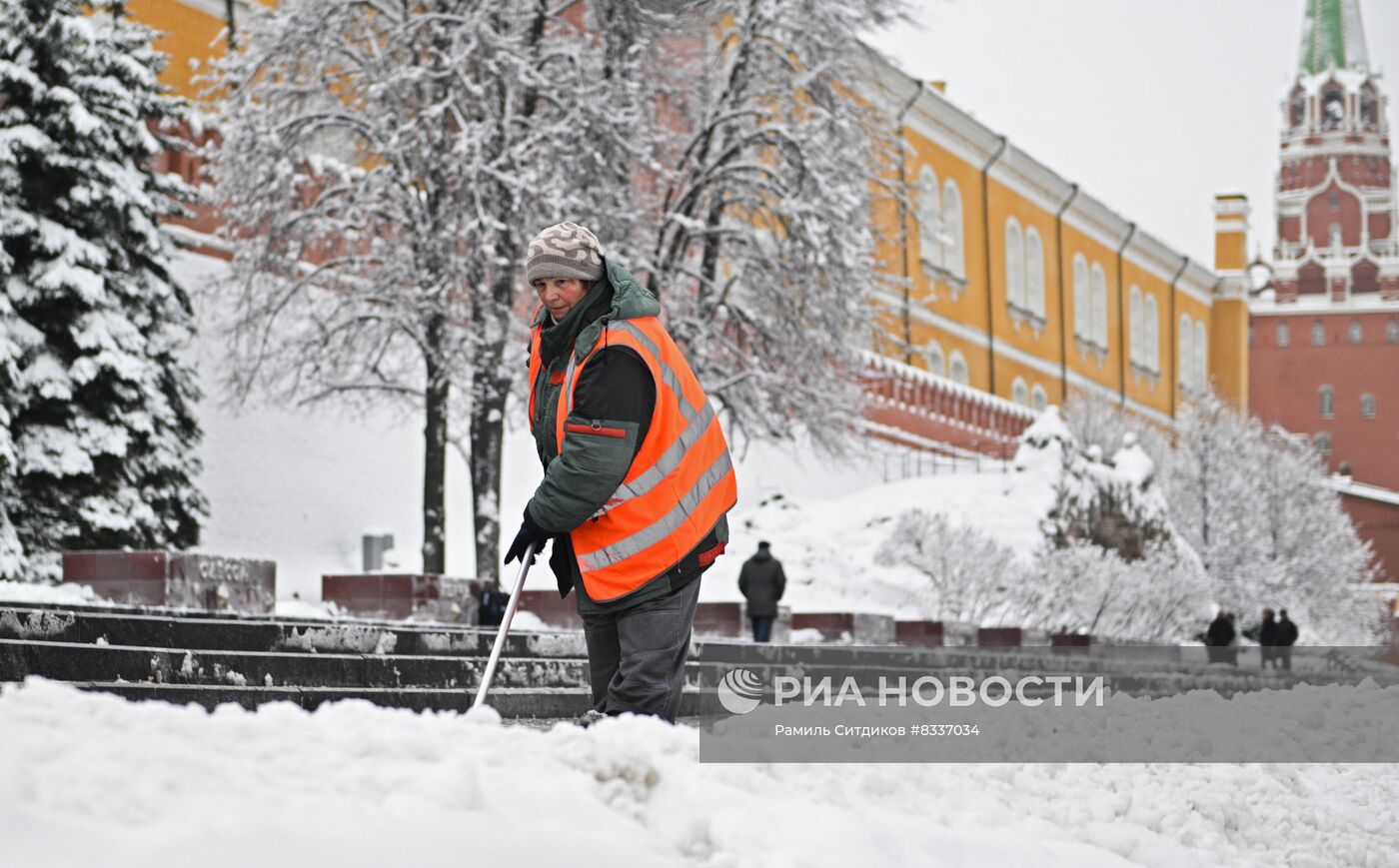 Снег в Москве