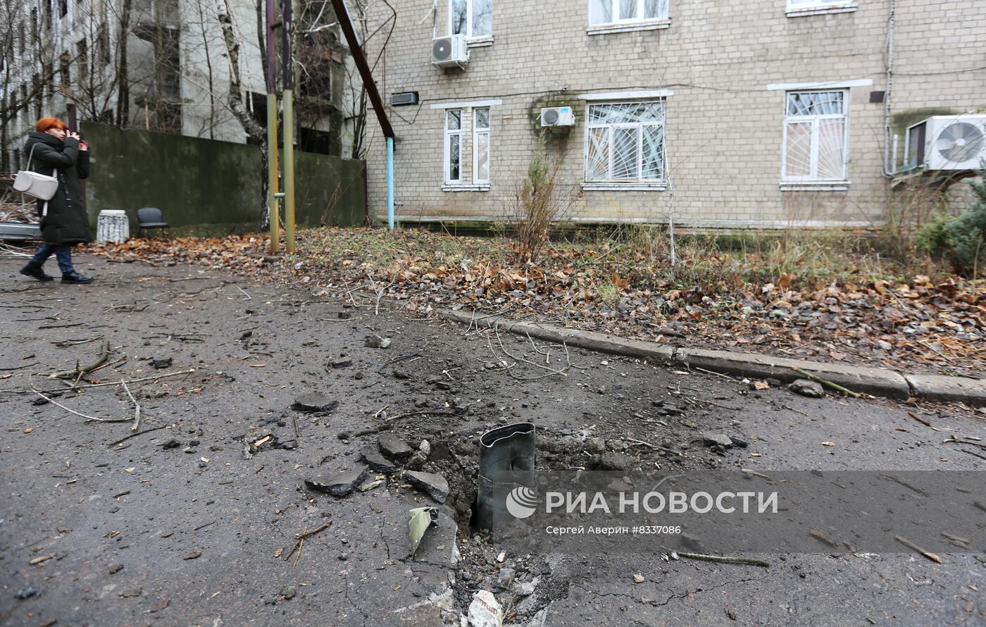 Несколько районов Донецка подверглись обстрелу