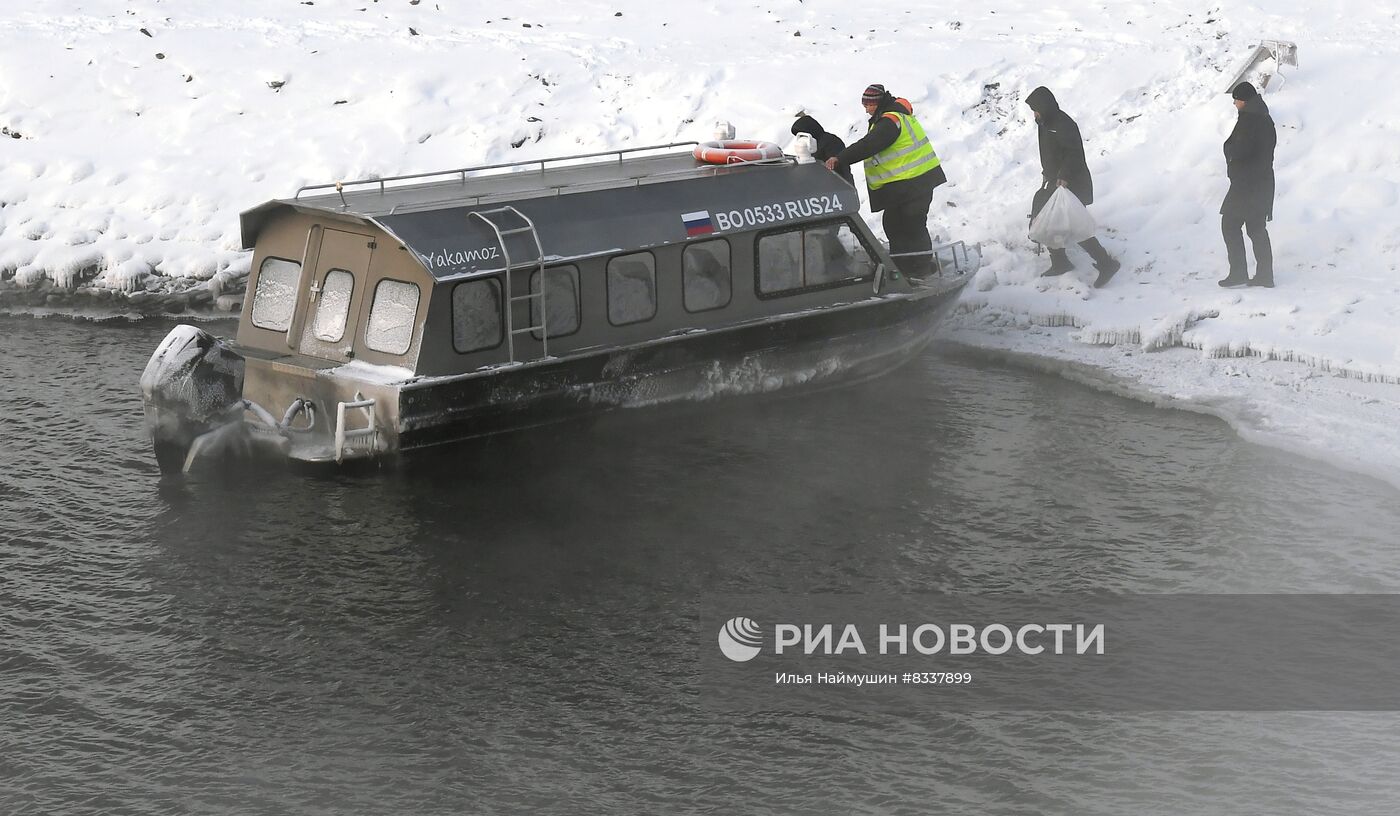 Морозы в Красноярском крае