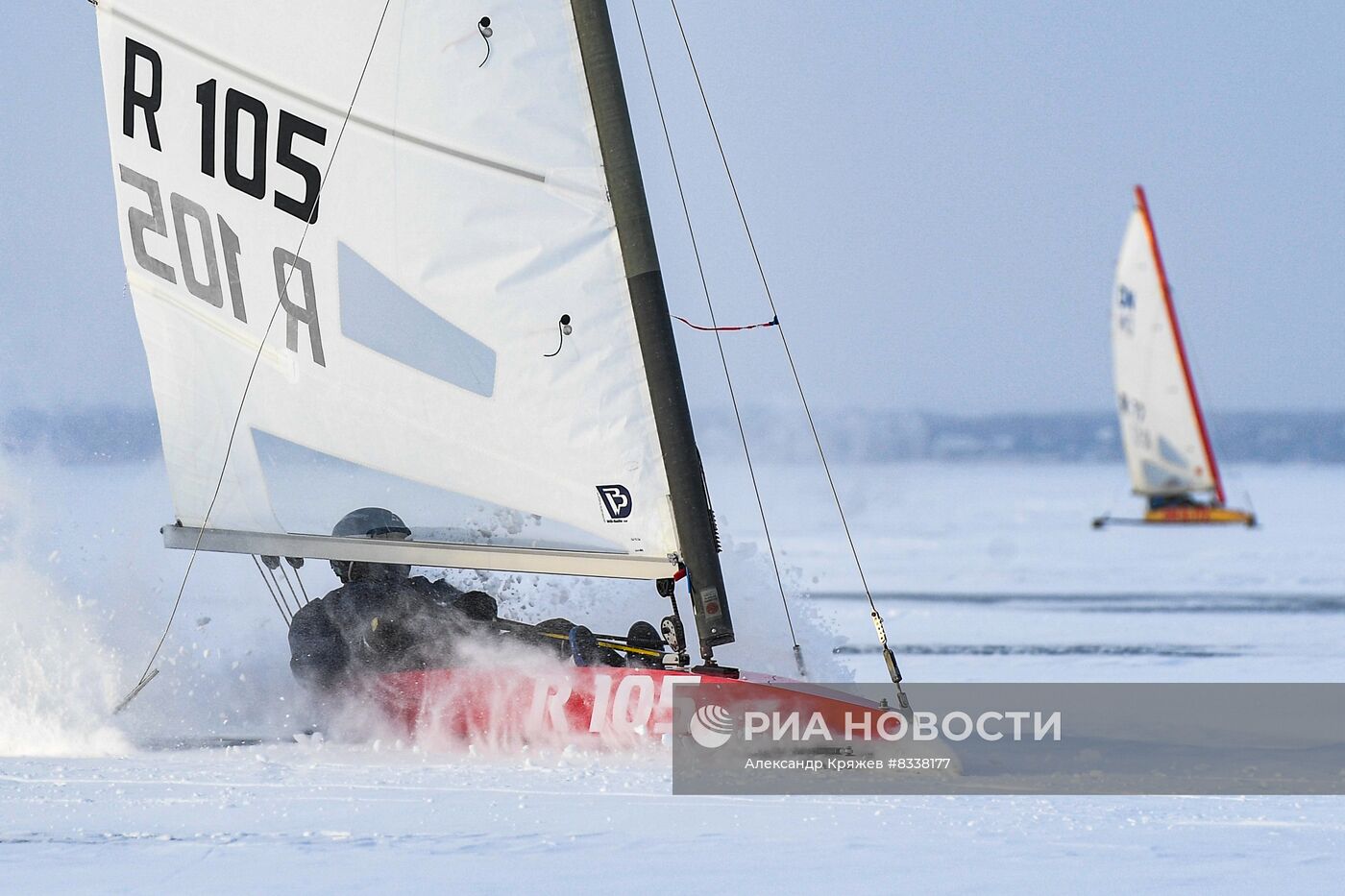Соревнования по буерному спорту в Новосибирске