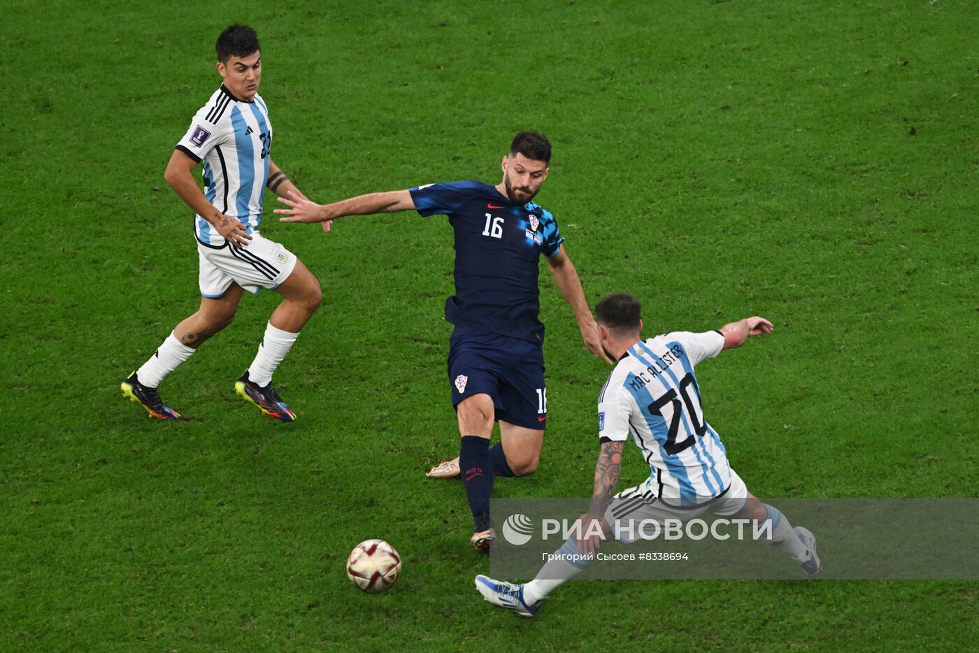 Футбол. ЧМ-2022. Матч Аргентина - Хорватия