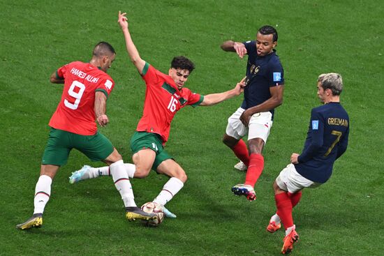 Футбол. ЧМ-2022. Матч Франция - Марокко