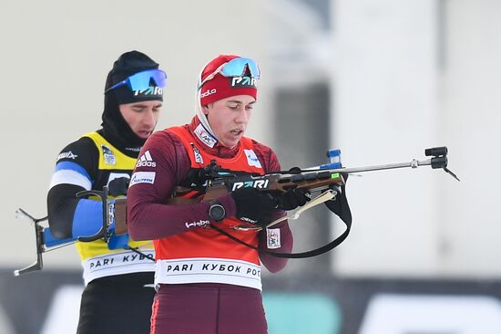 Биатлон. Кубок России. Мужчины. Индивидуальная гонка