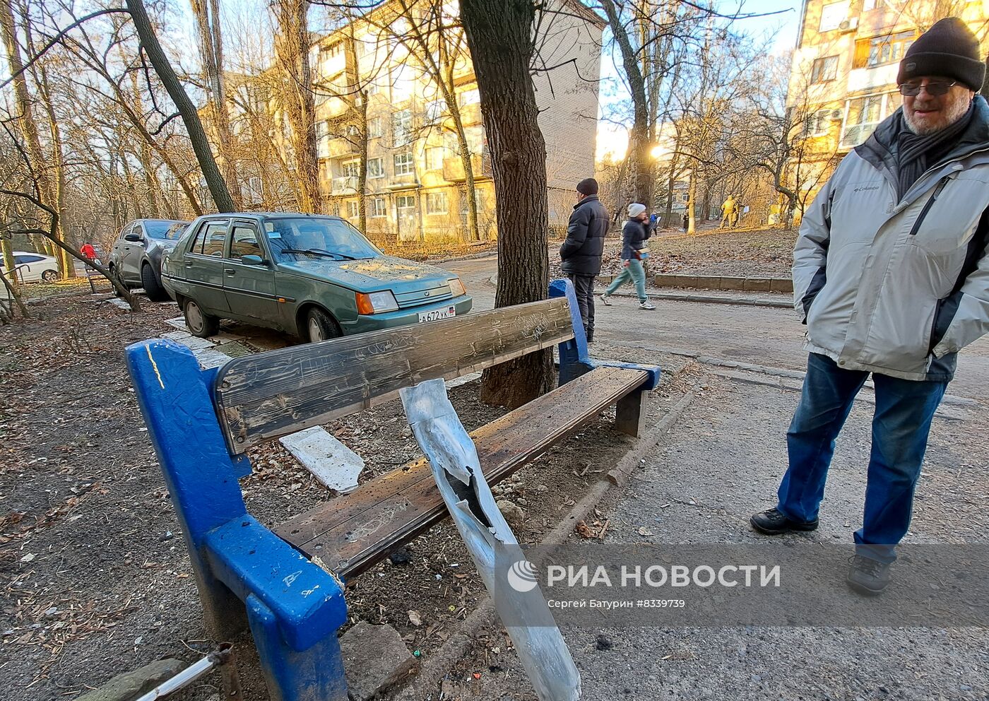 Последствия обстрелов Донецка