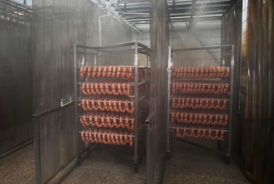 Работа мясокомбината в Бердянске