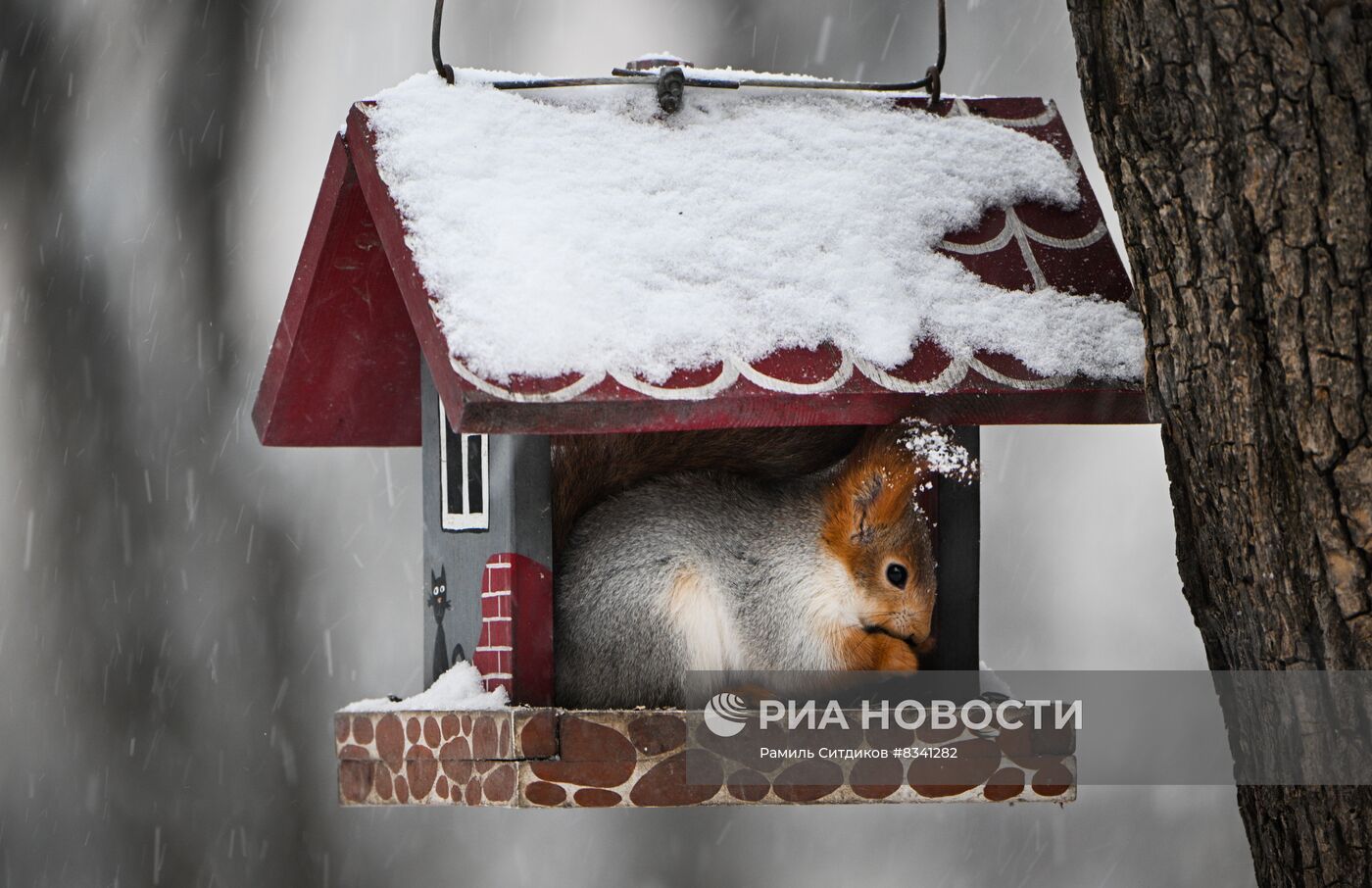 Снег в Москве