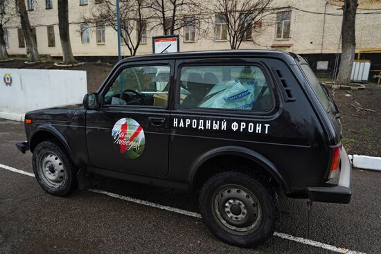 Народный фронт передал Народной милиции ЛНР гуманитарный груз