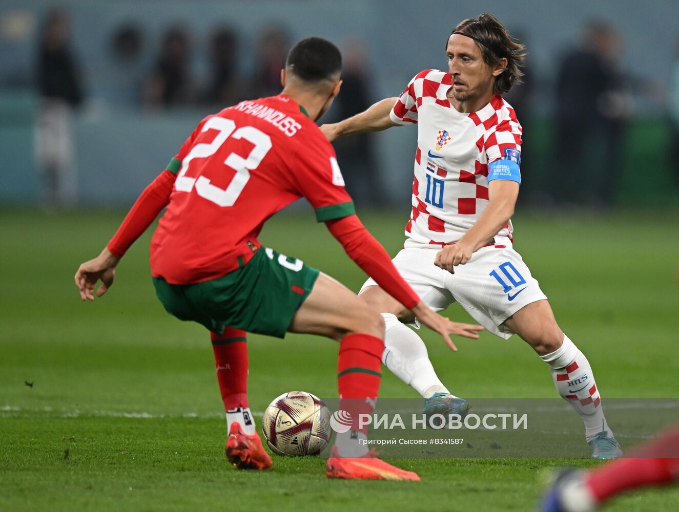 Футбол. ЧМ-2022. Матч Хорватия - Марокко