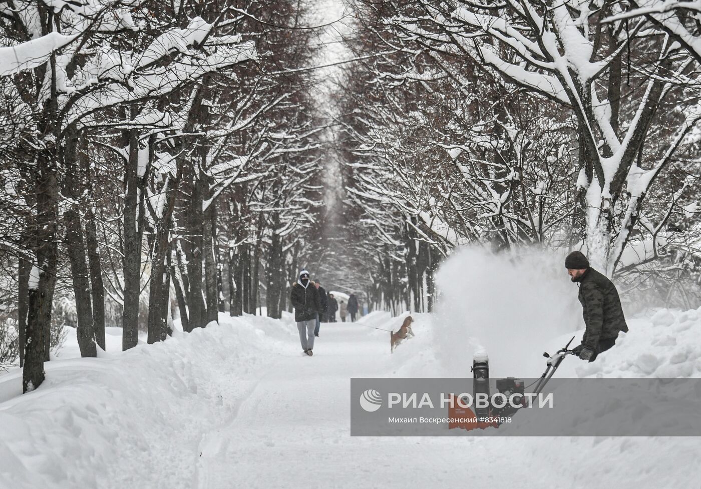 Снег в Москве