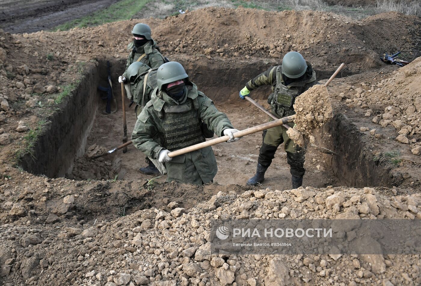 Военная подготовка мобилизованных на Запорожском направлении