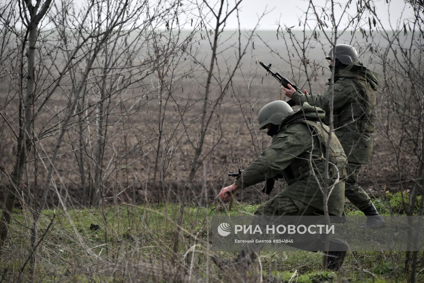 Военная подготовка мобилизованных на Запорожском направлении