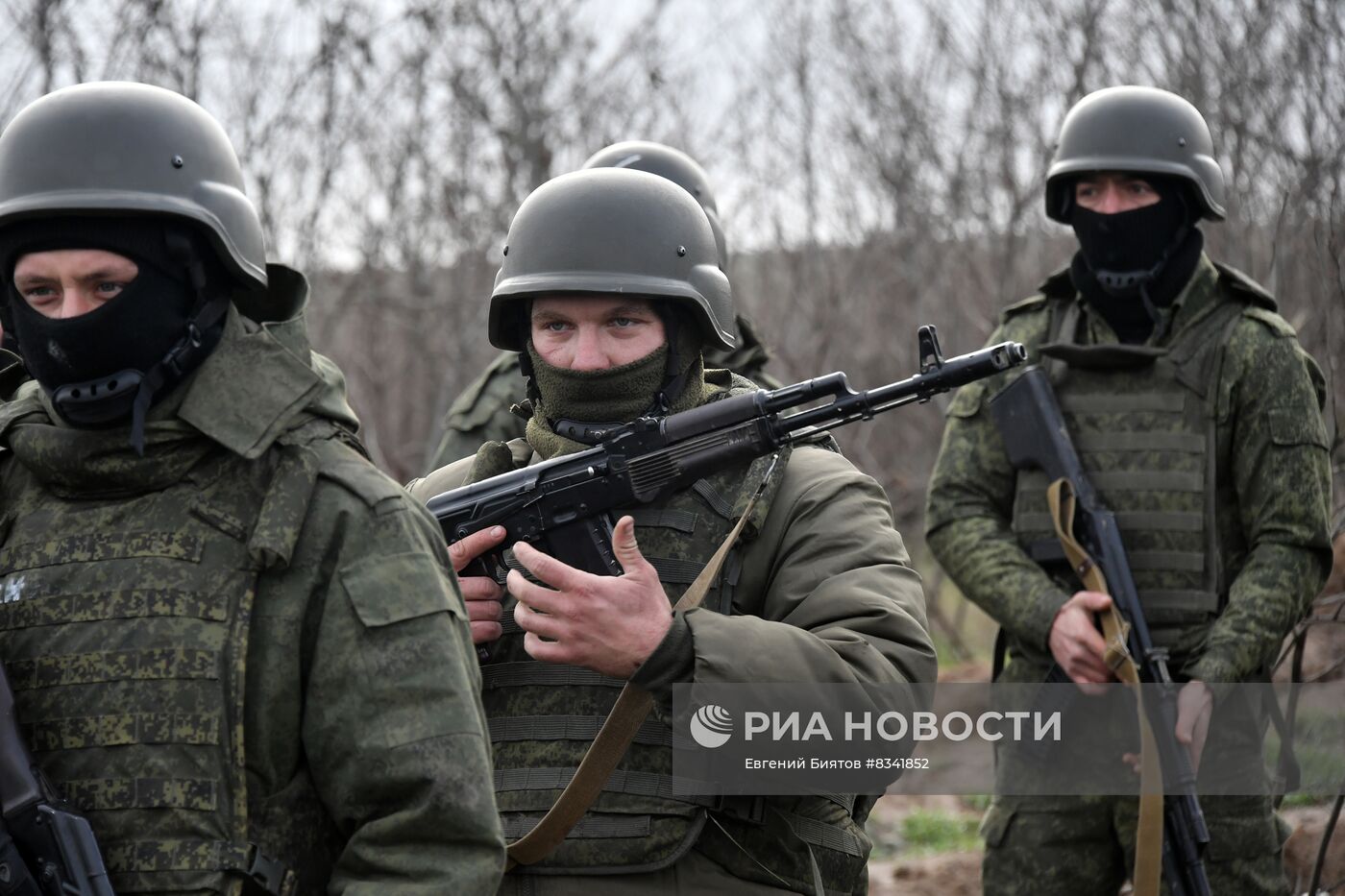 Военная подготовка мобилизованных на Запорожском направлении