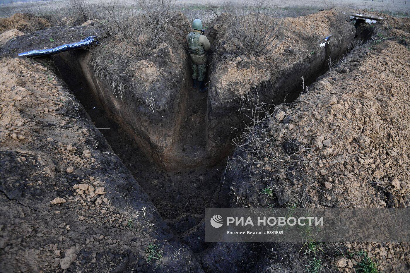 Военная подготовка мобилизованных на Запорожском направлении