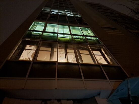 Последствия обстрела Донецка