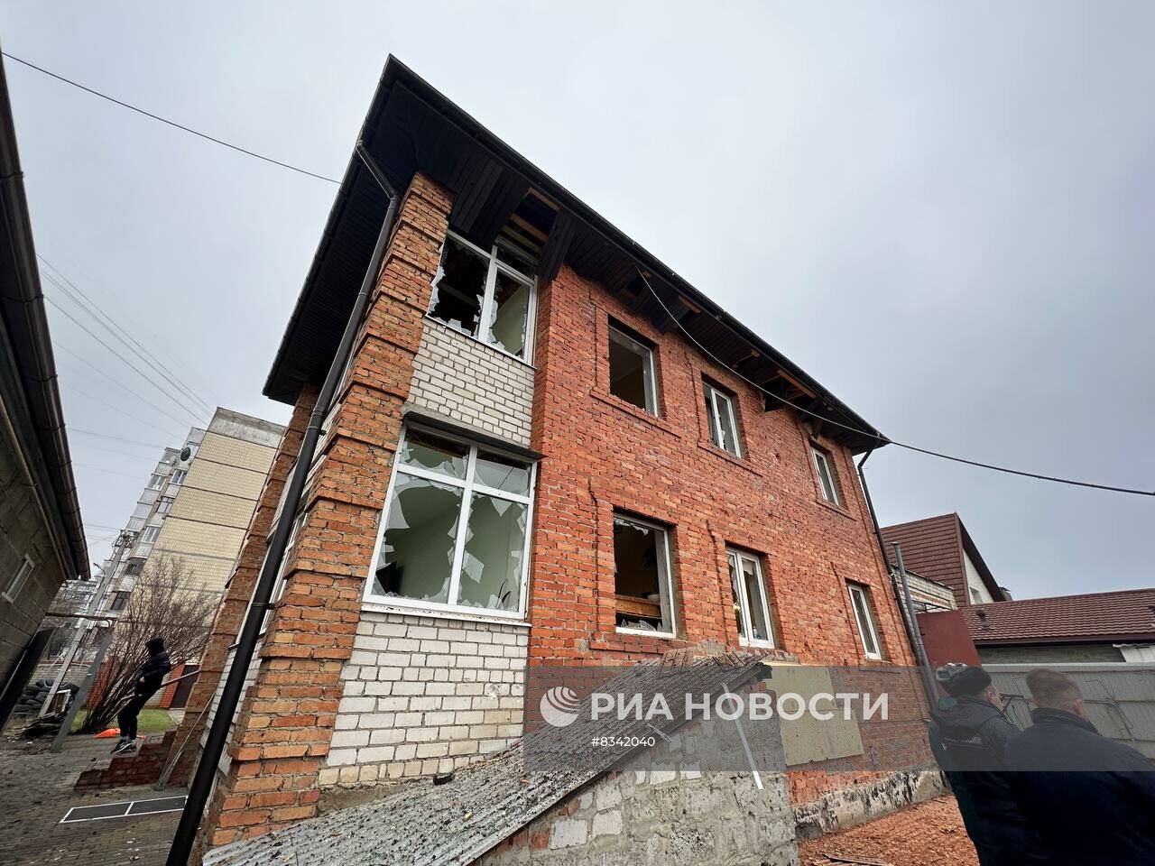 Последствия обстрела Белгородского района