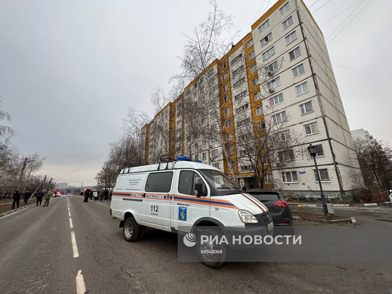 Последствия обстрела Белгородского района