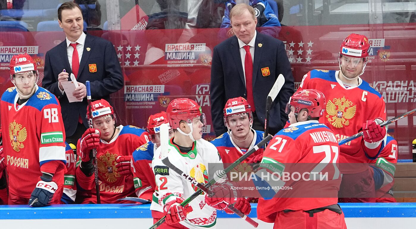 Хоккей. Кубок Первого канала. Матч Россия - Белоруссия