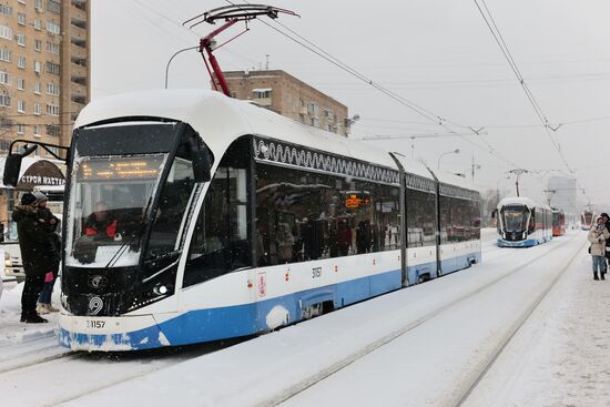 Снег в Москве