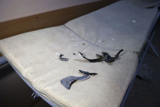 Последствия обстрела Донецка