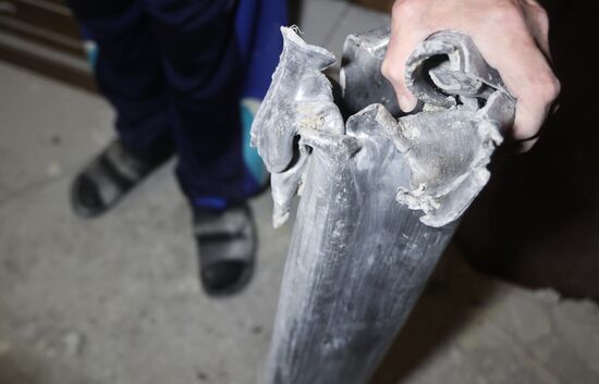 Последствия обстрела Донецка