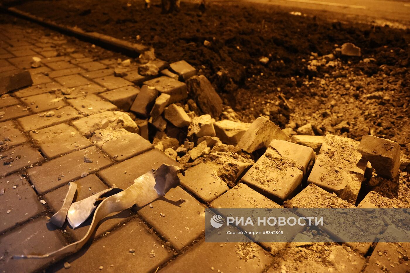 Последствия обстрела Донецка