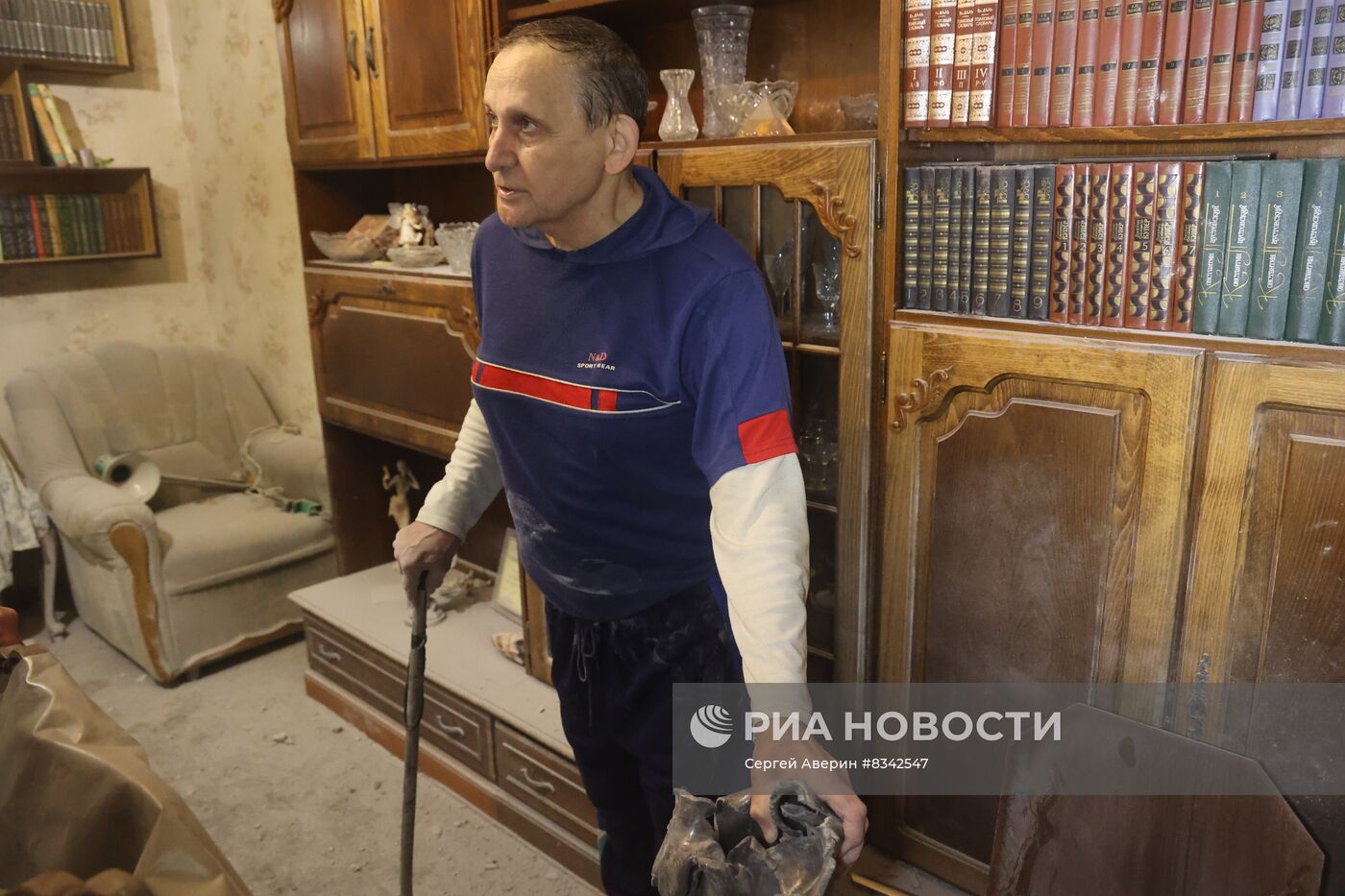 Последствия обстрела Донецка