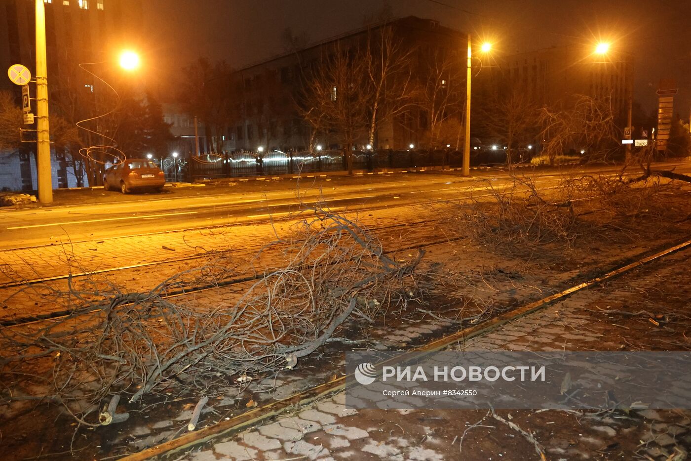 Последствия обстрела Донецка