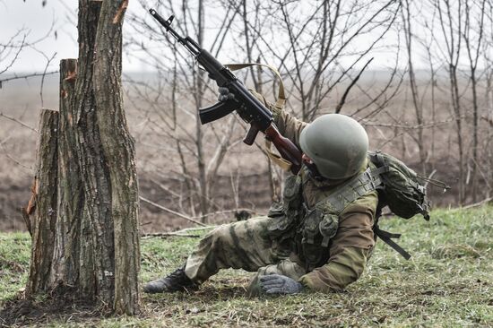 Военная подготовка мобилизованных на Запорожском направлении