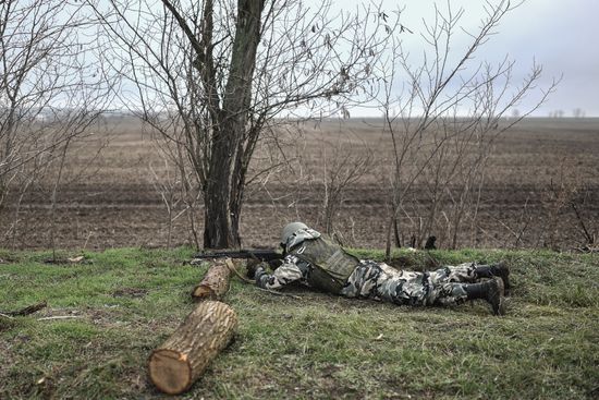 Военная подготовка мобилизованных на Запорожском направлении