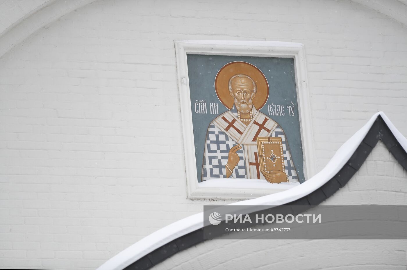 Патриаршее служение в день памяти Святителя Николая Чудотворца в Москве 