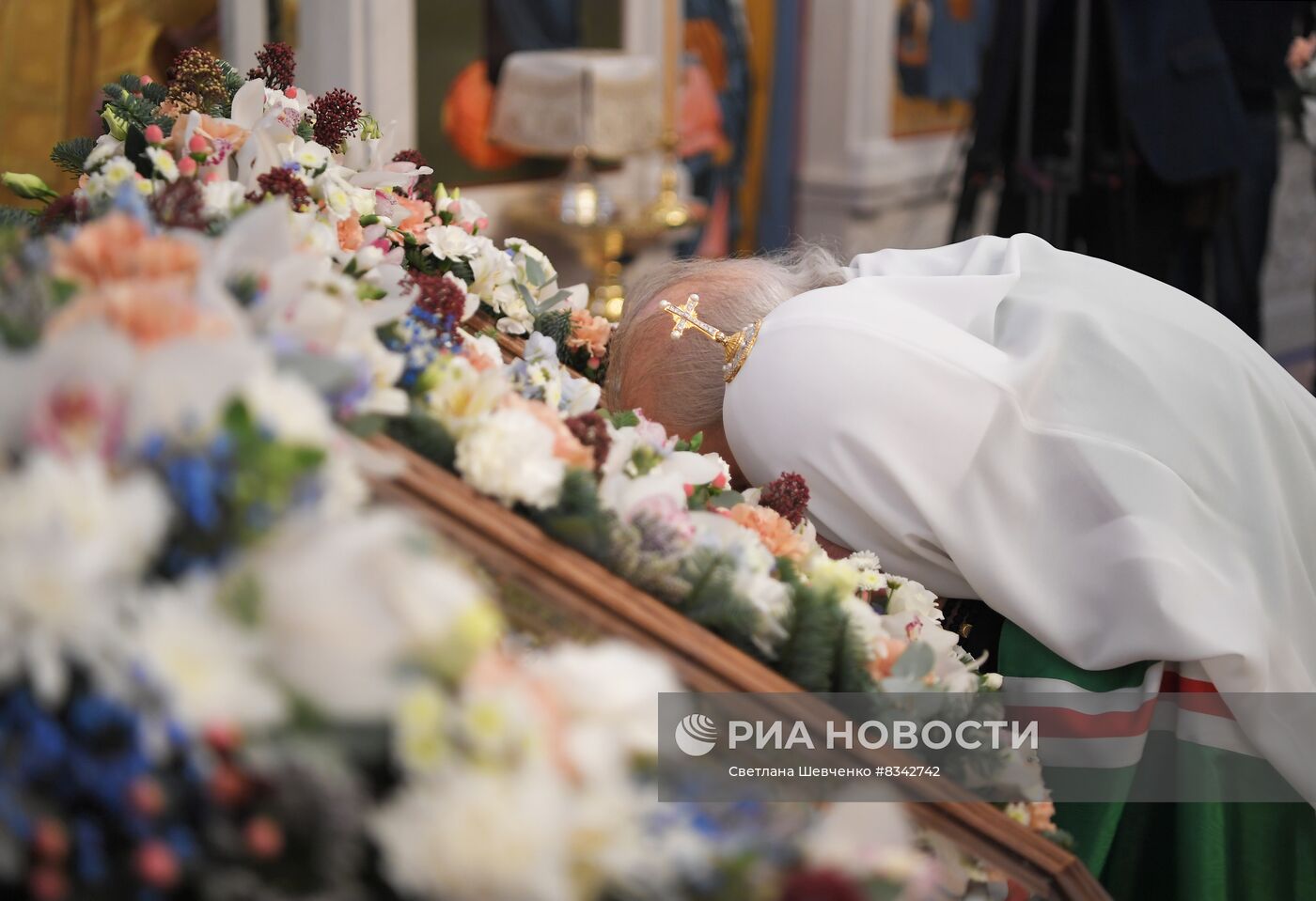 Патриаршее служение в день памяти Святителя Николая Чудотворца в Москве 